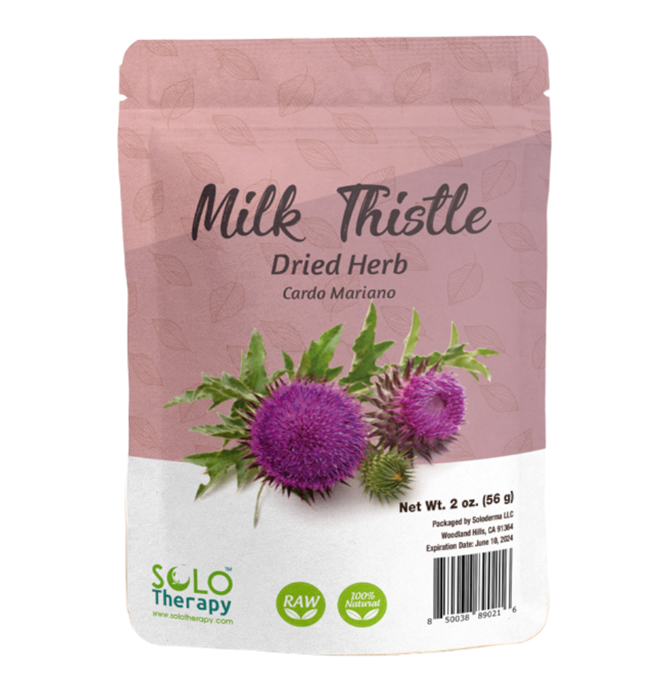 Milk Thistle Herb - 2 oz. - Cardo Mariano – Solo Therapy