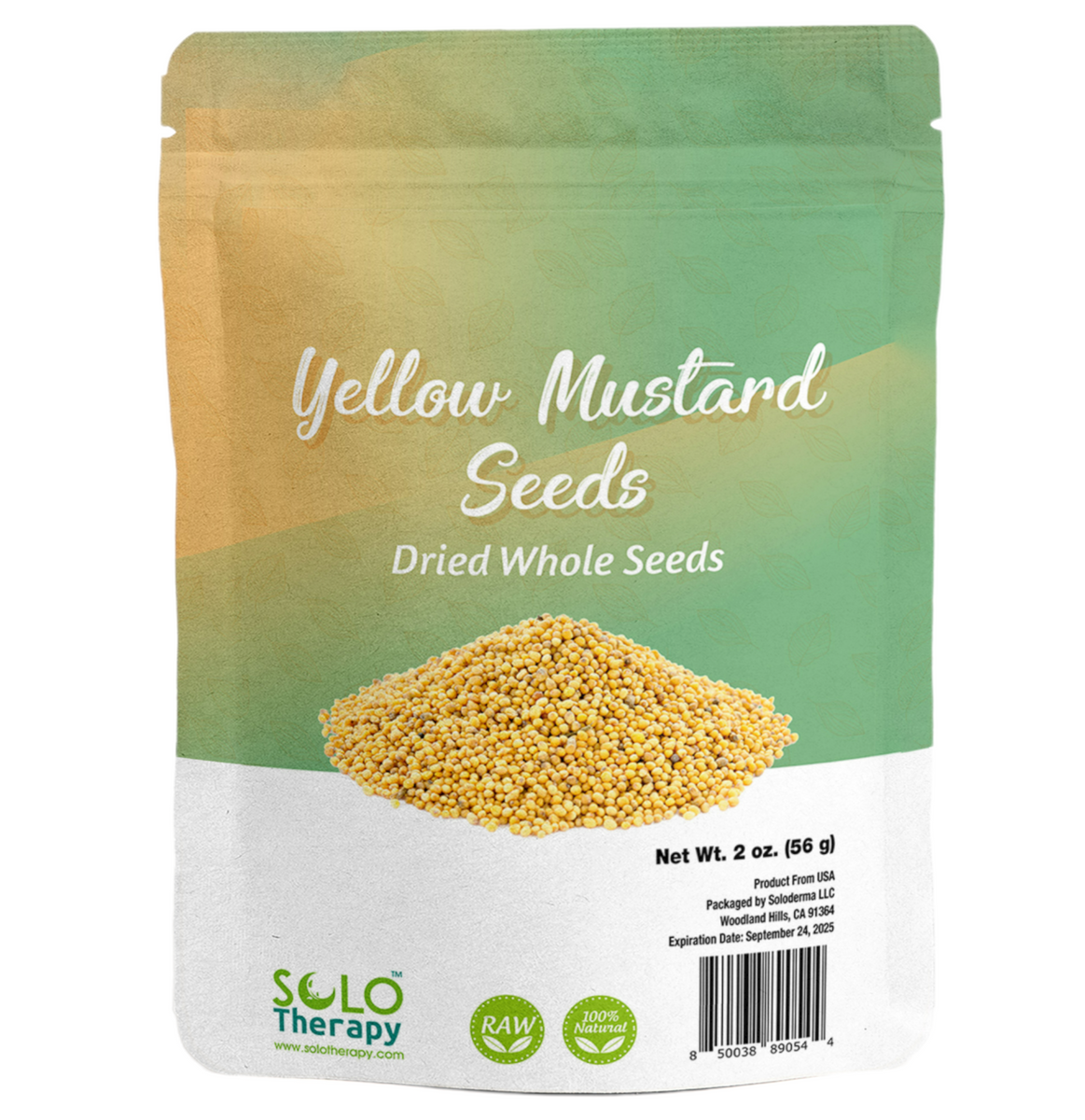 Yellow Mustard Seeds 2 oz.