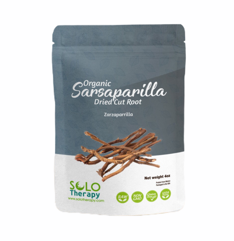 Sarsaparilla Dried Cut Root - Raíz de Zarzaparrilla - Solo Therapy