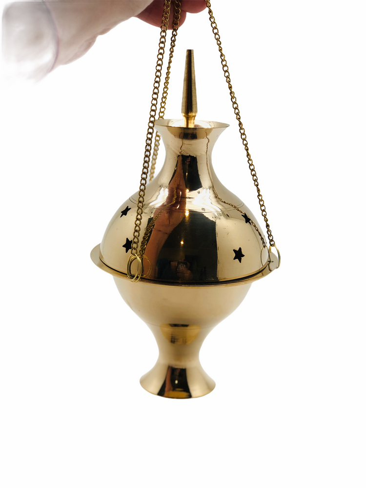Brass Burning Hanging Censer / Solo Therapy