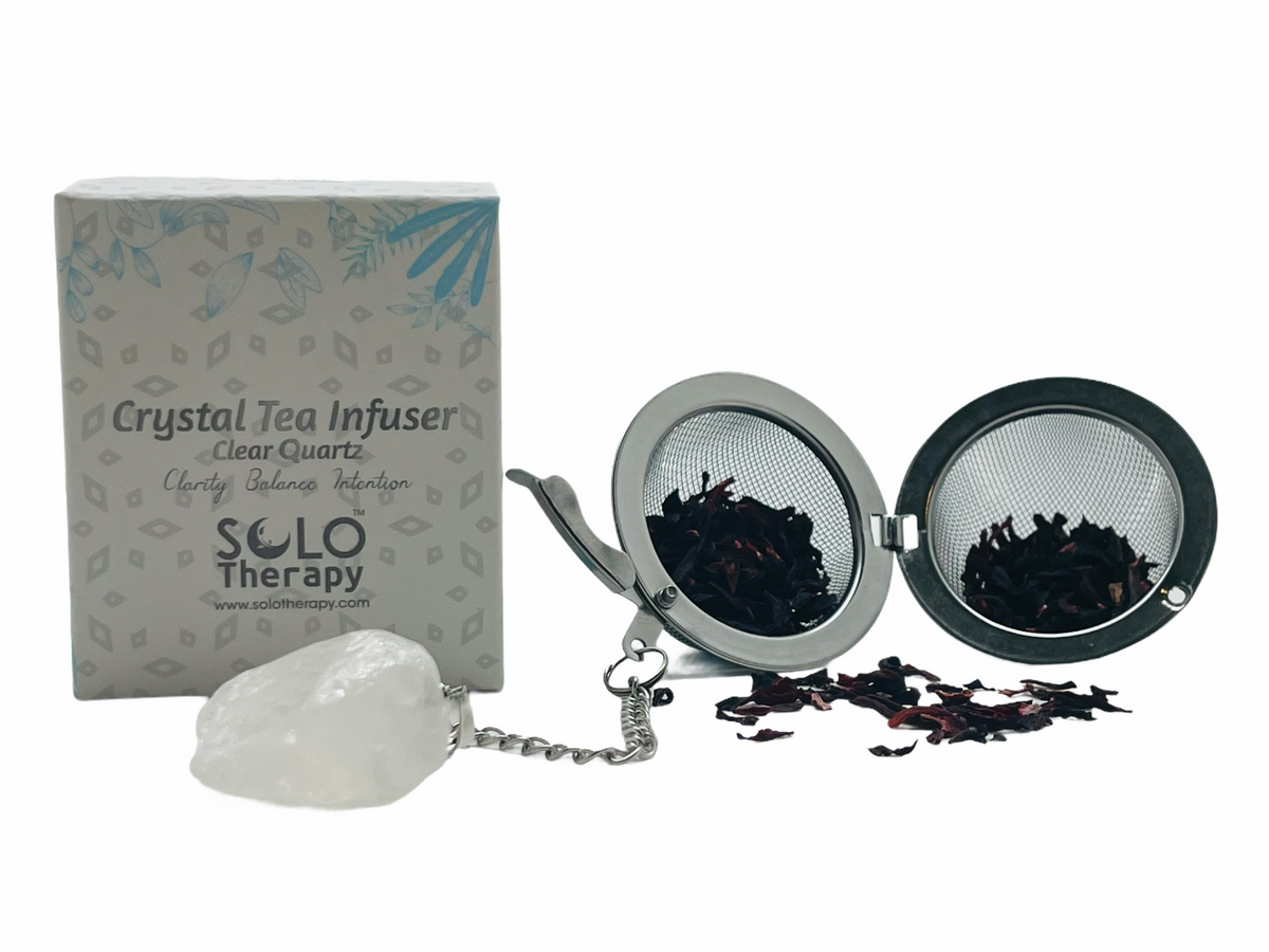 Clear Quartz Tea Infuser – Solo Therapy