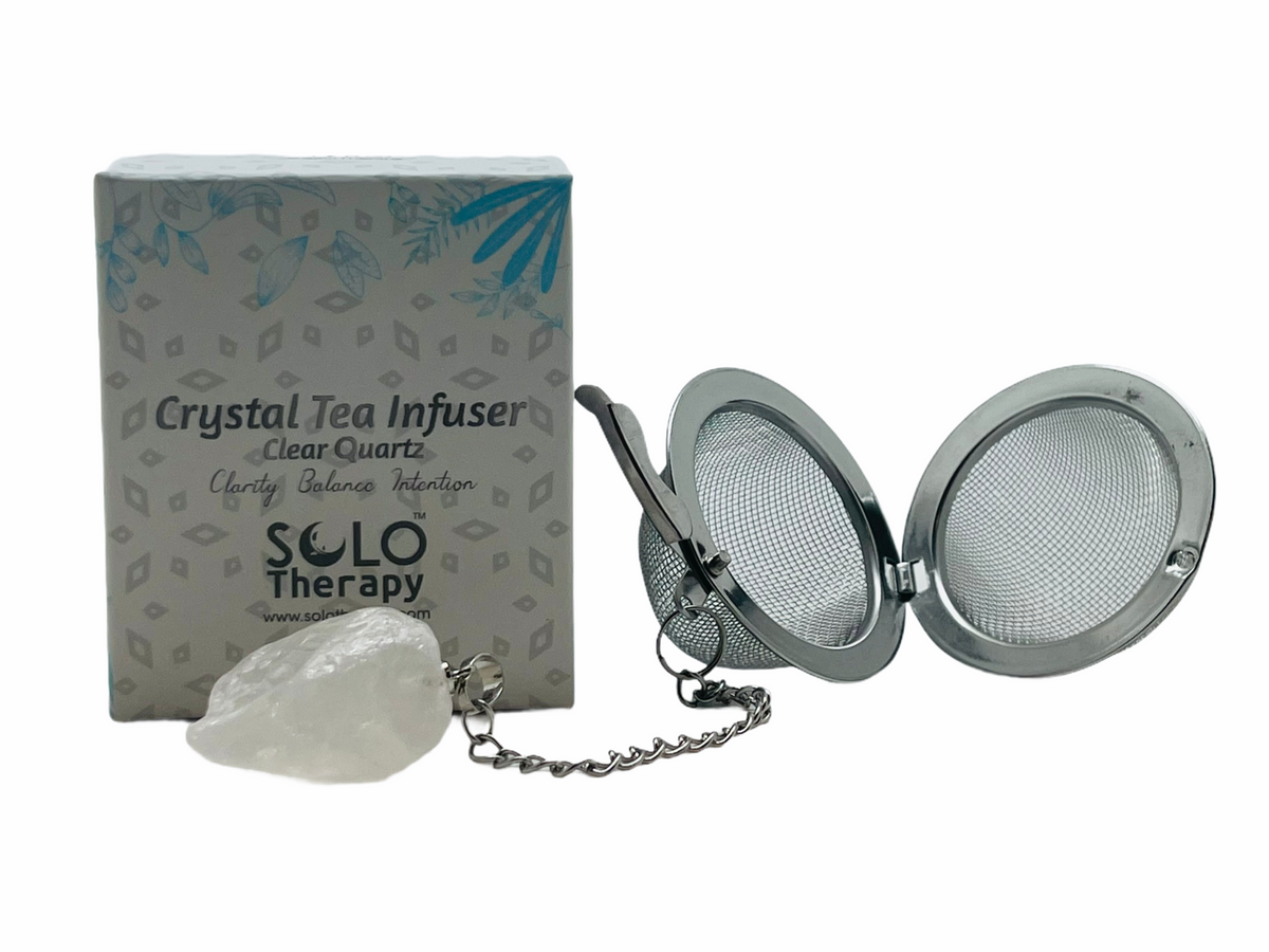 Clear Quartz Tea Infuser – Solo Therapy