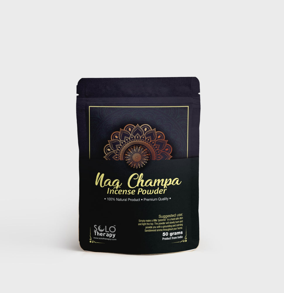 
                  
                    Nag Champa Incense Powder - 50 Grams / Solo Therapy
                  
                