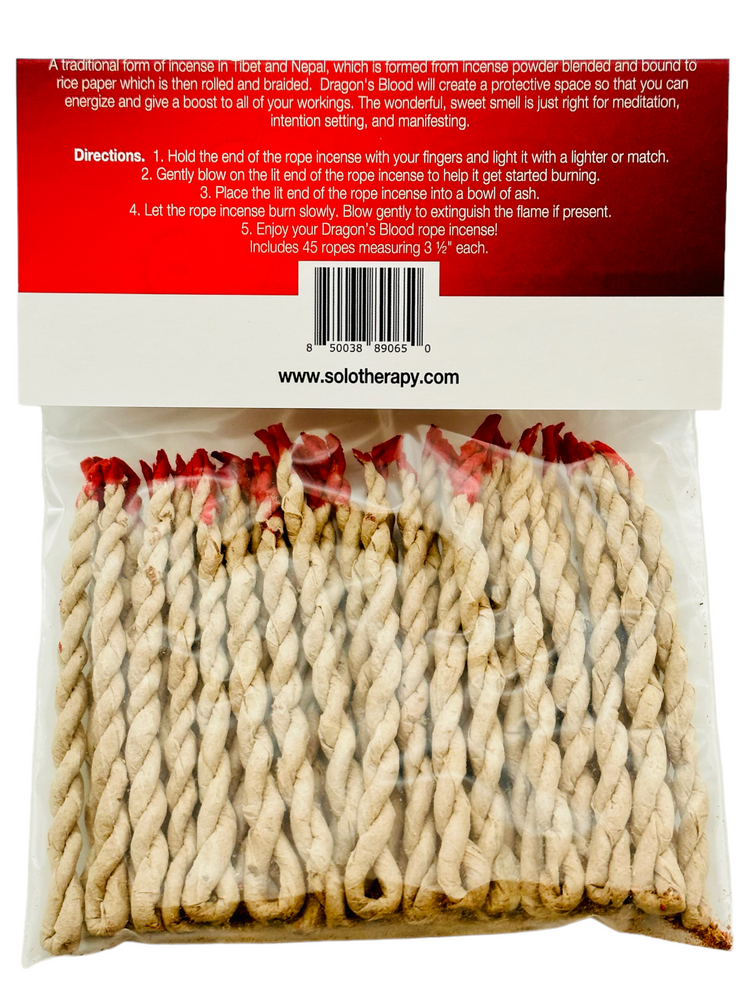 Blooded Rope Dragon's Blood Tibetan Rope – Solo Therapy
